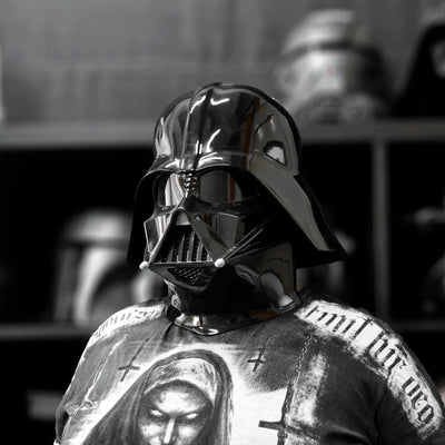 Unleash the Dark Side: The Intricate Craftsmanship of Darth Vader's Iconic Armor and Cyber Craft's Collectible Helmets