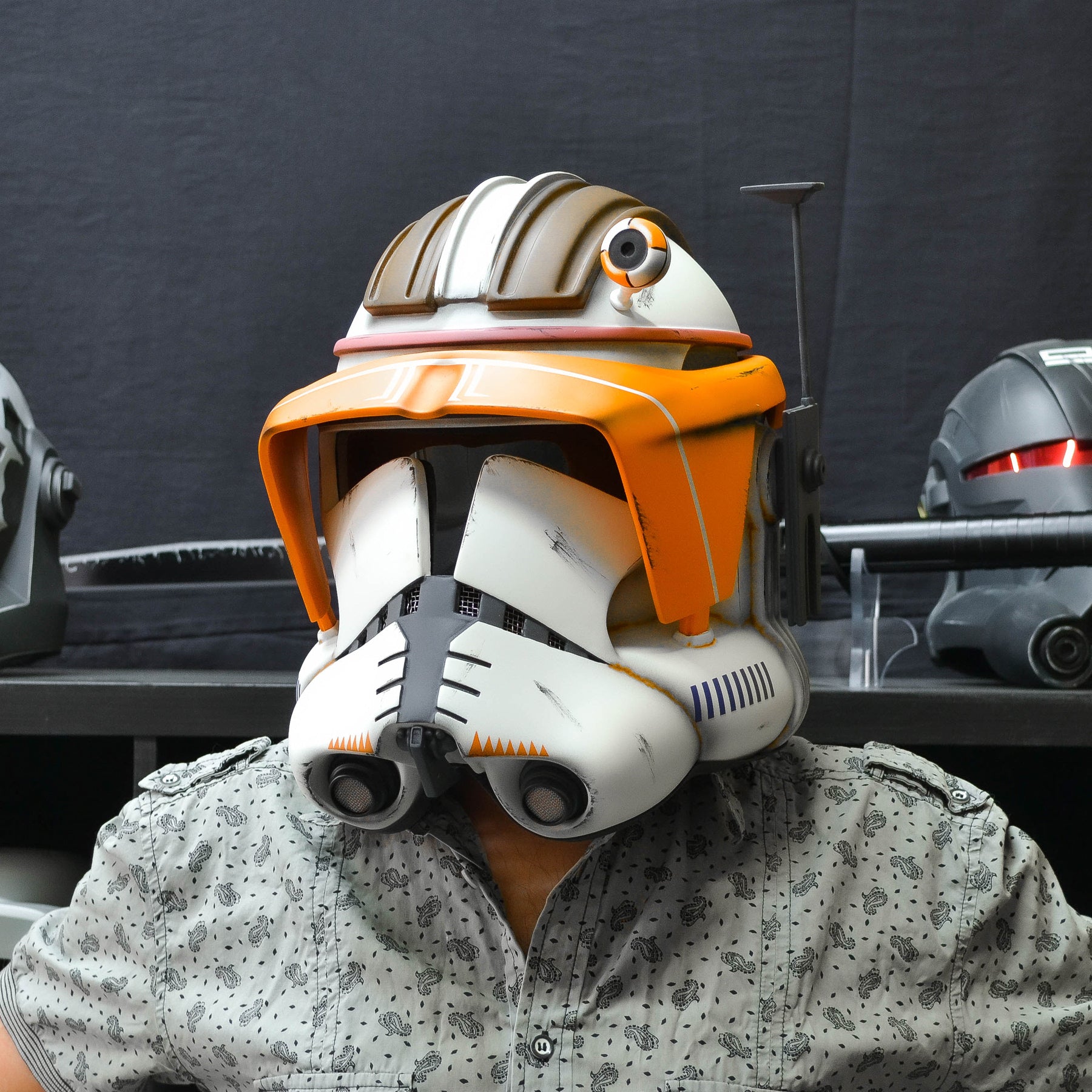 Commander Cody - Weathered Helmet – Cyber Craft