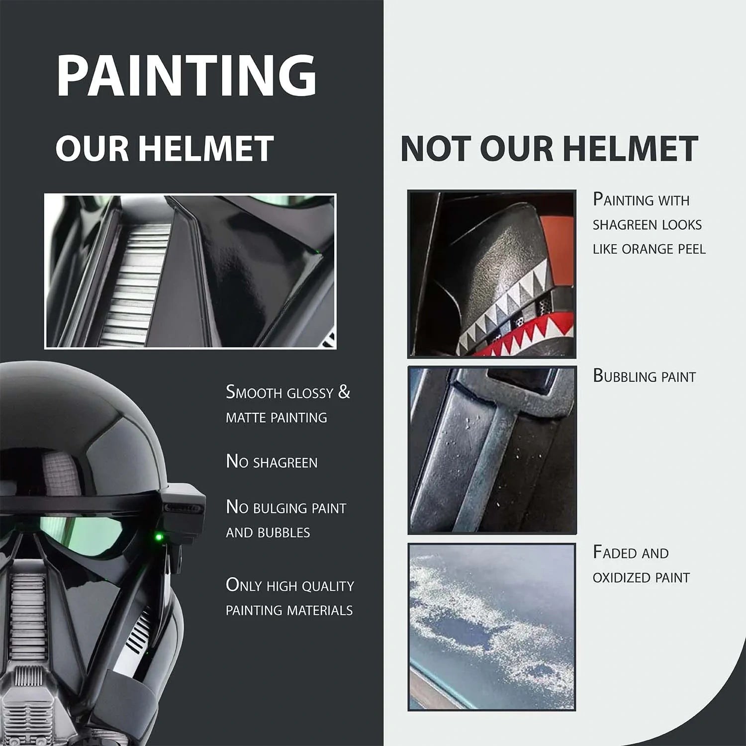 Death Trooper Helmet with LED