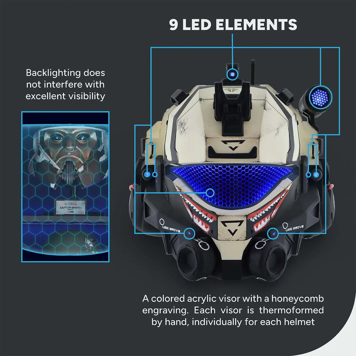 Titanfall 2 Pulse Blade Pilot Helmet - Shark White