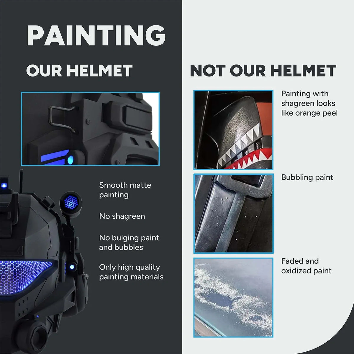 Titanfall 2 Pulse Blade Pilot Helmet - Total Black