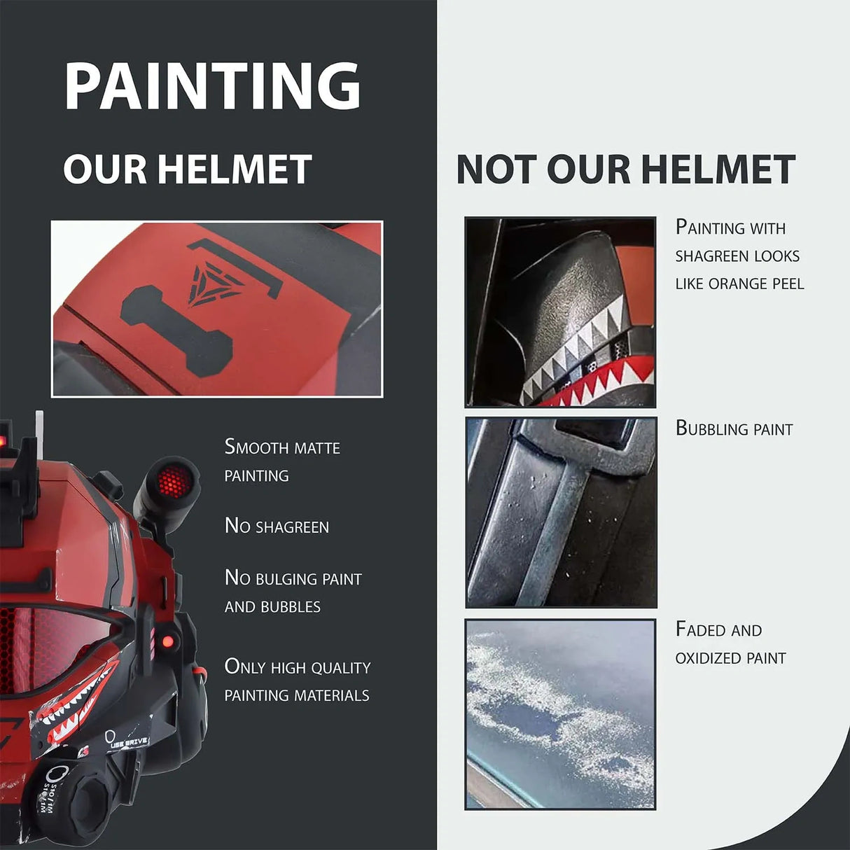 Titanfall 2 Pulse Blade Pilot Helmet - Shark Red