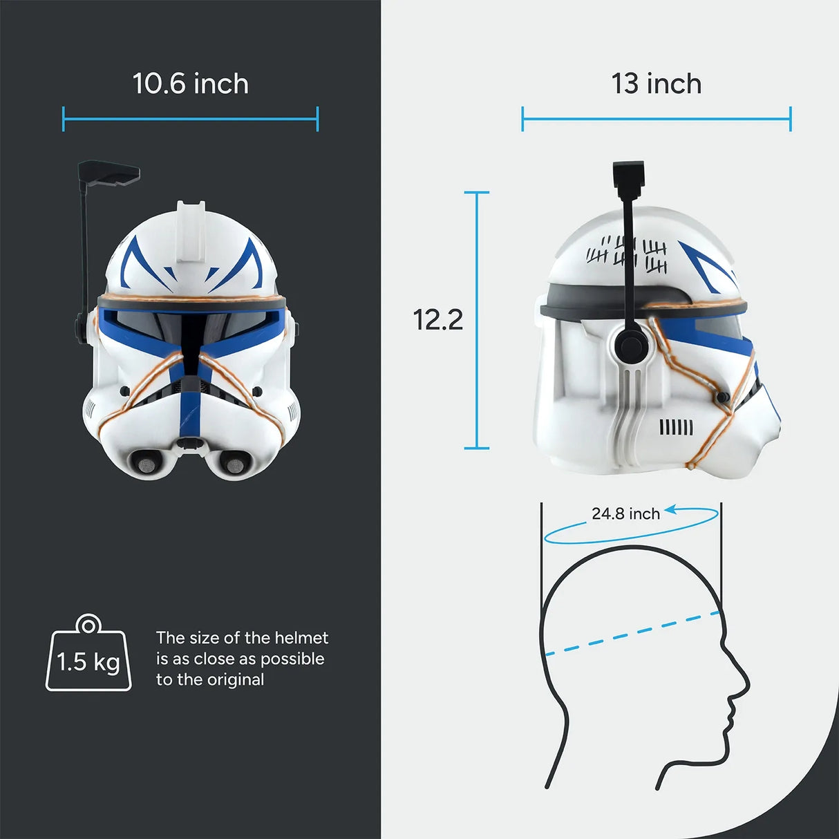 Captain Rex Realistic Helmet