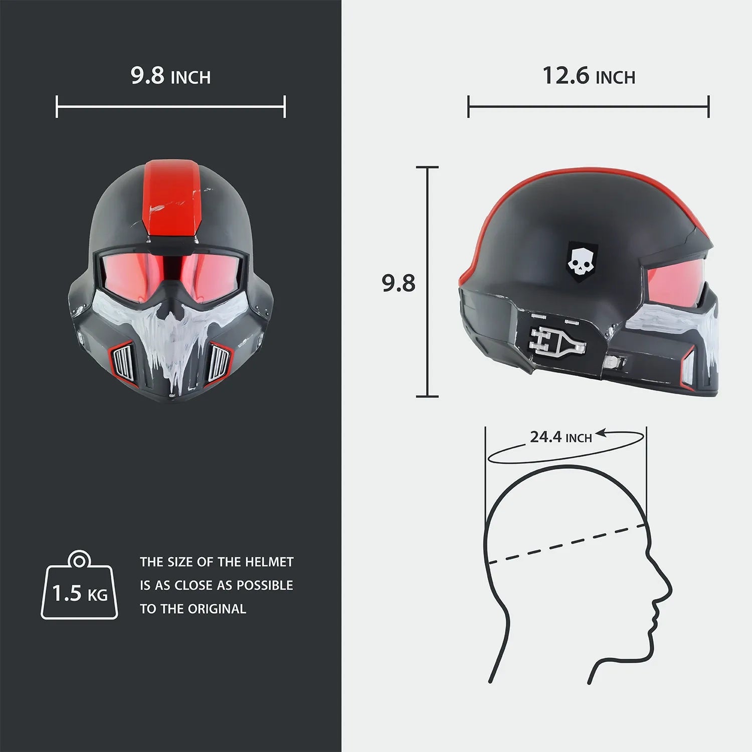 Helldivers 2 B-01 Tactical  - Red Skull