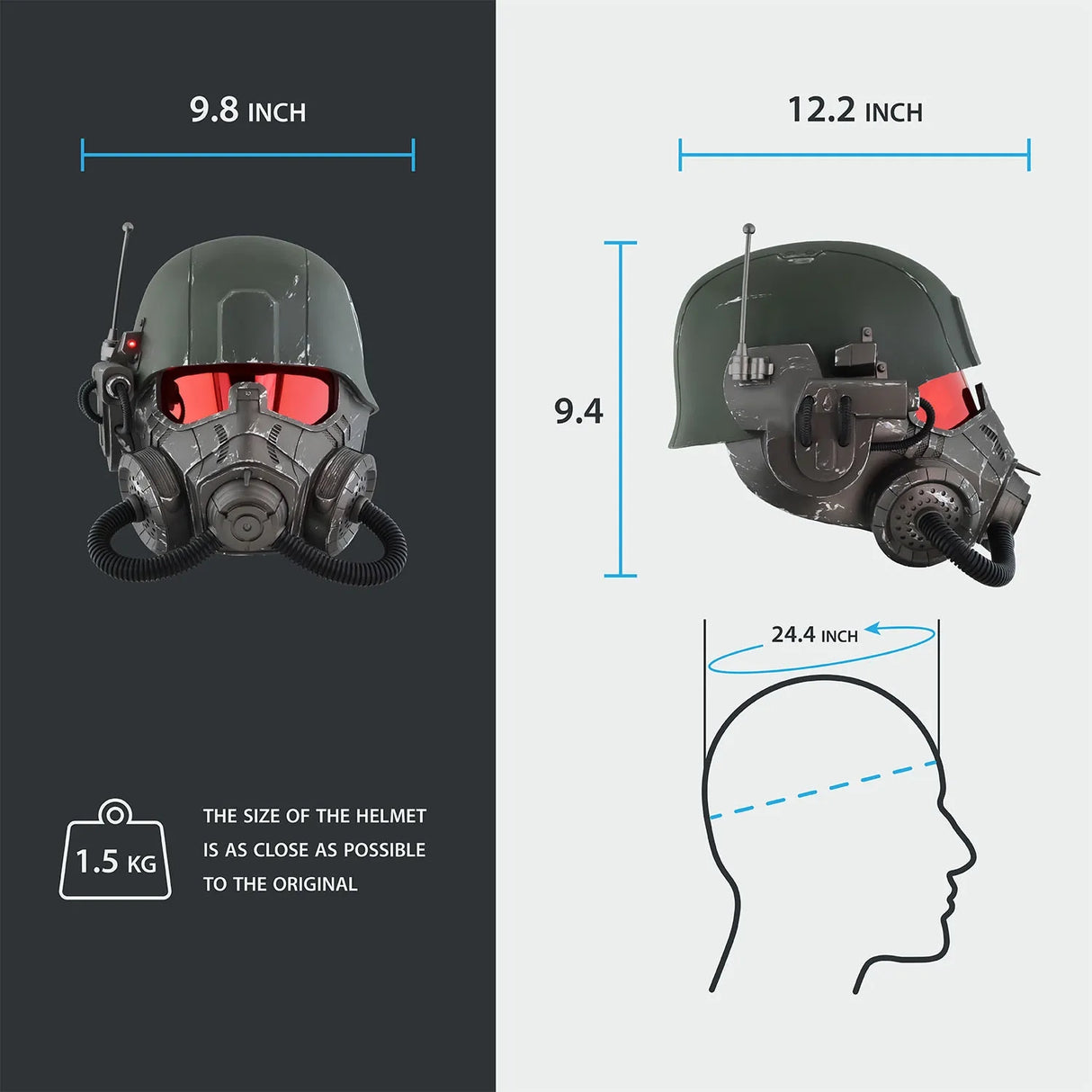 NCR Elite Riot Gear Helmet