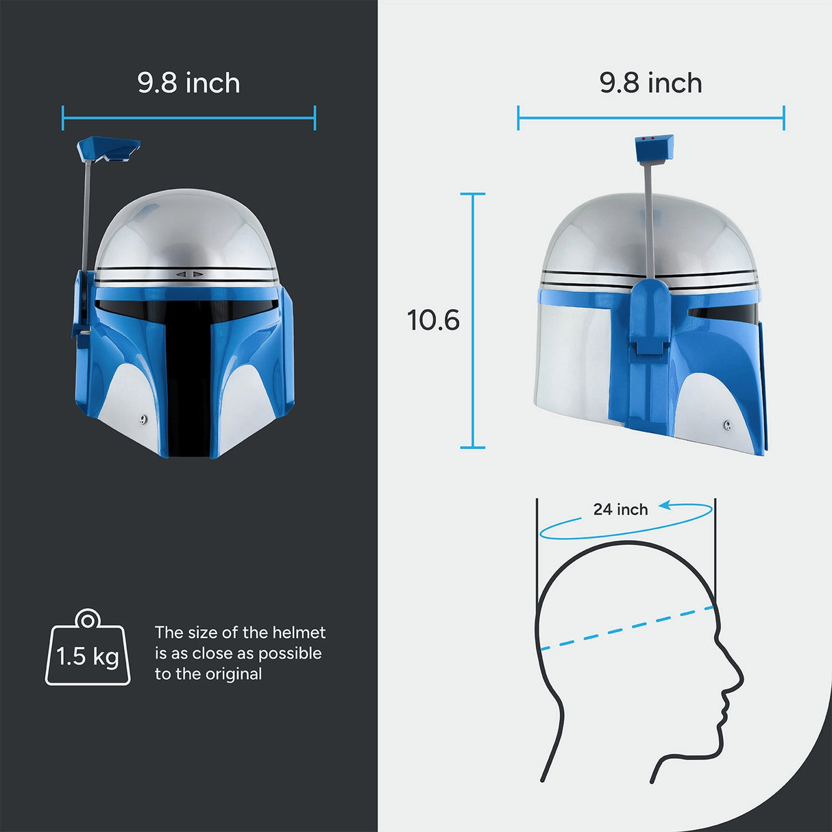 Jango - Clean Helmet with LED