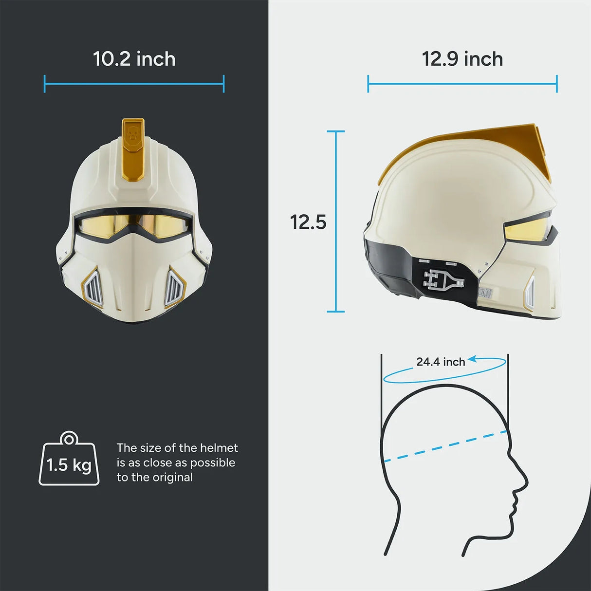 Helldivers 2 TR-9 Cavalier of Democracy Helmet