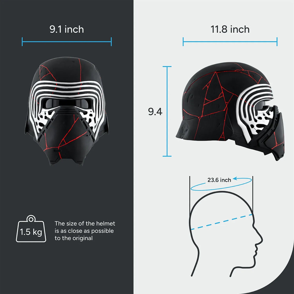 Kylo Ren Reforged Helmet