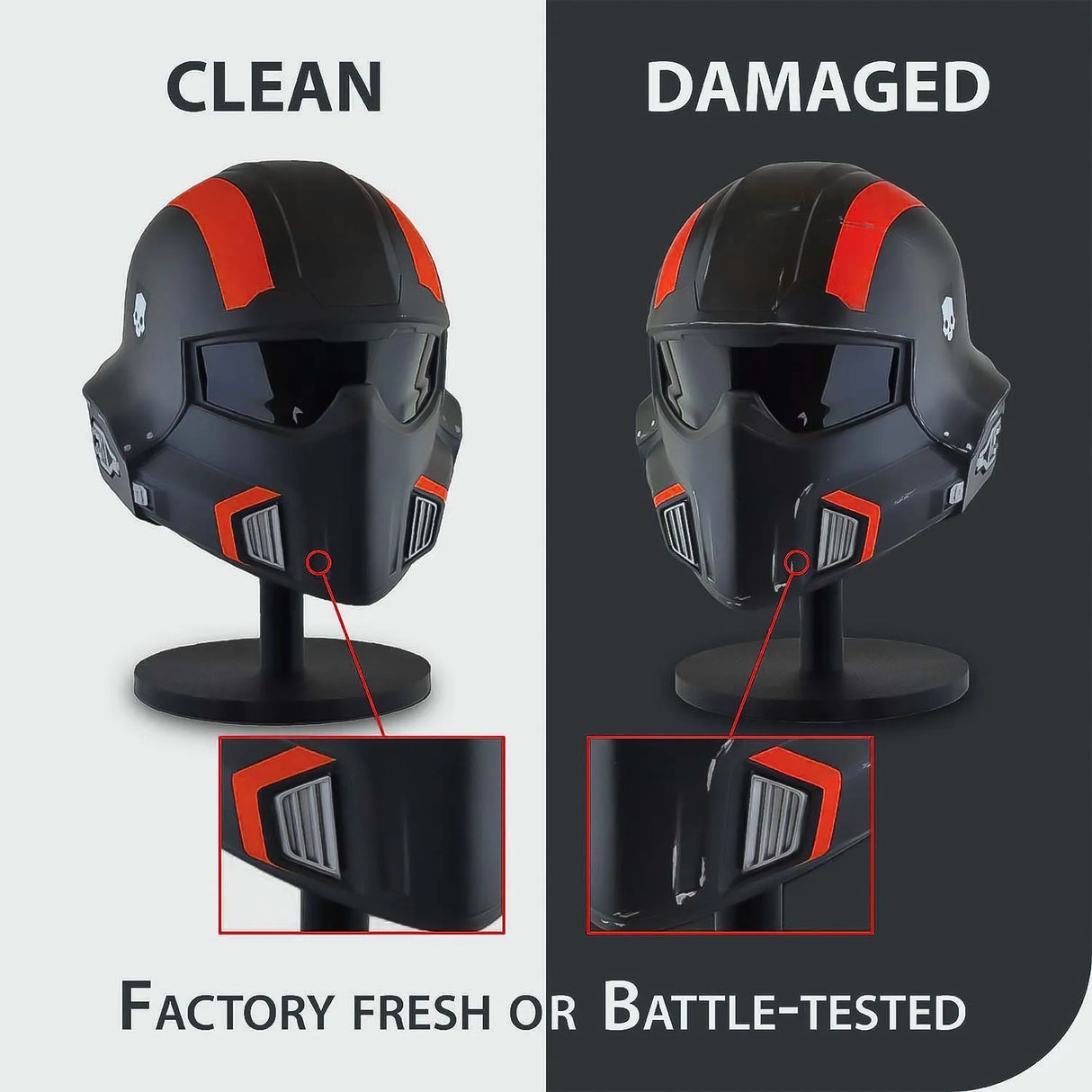 Helldivers 2 B-01 Tactical - Red Helmet