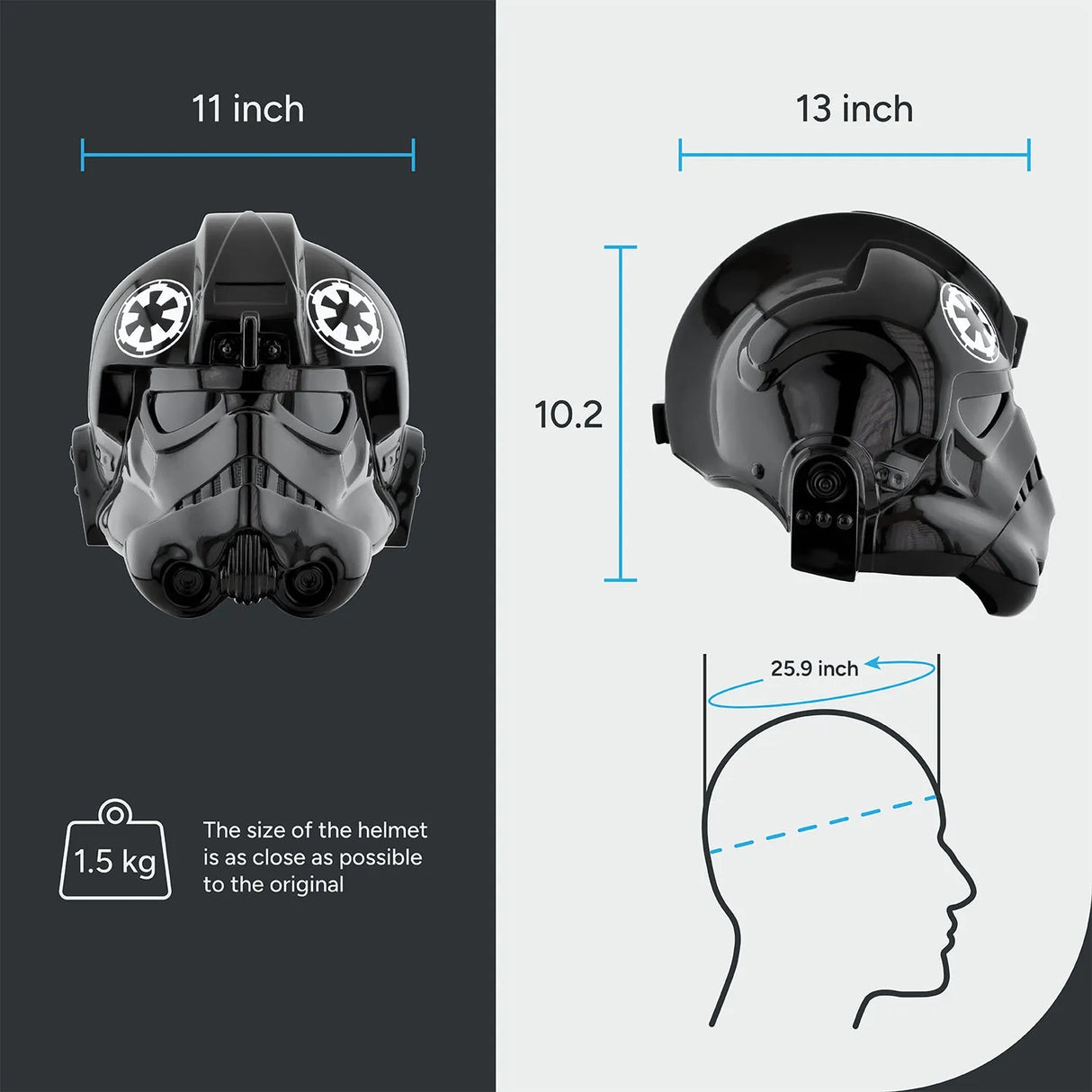 Tie Pilot - Black Helmet