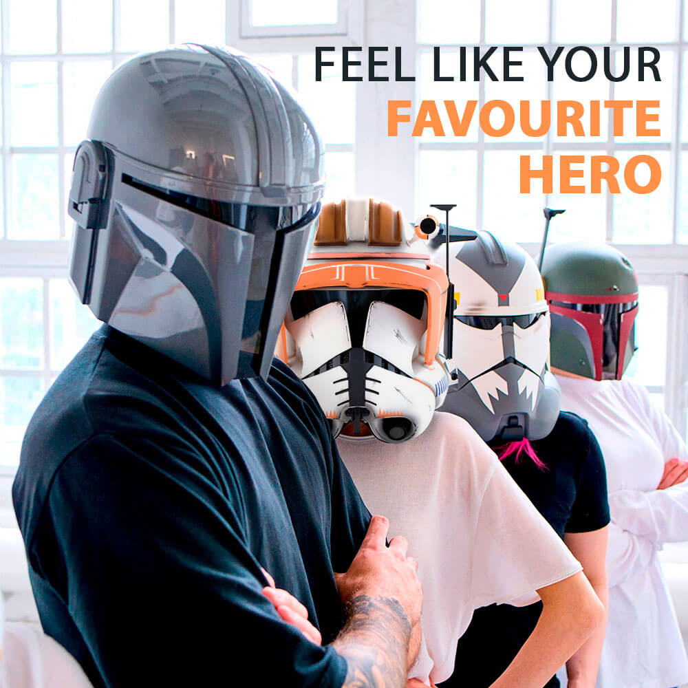 Commander Cody Clone Trooper 2 Weathered Helmet from Star Wars / Cosplay Helmet / Commander Helmet / Star Wars Helmet Cyber Craft