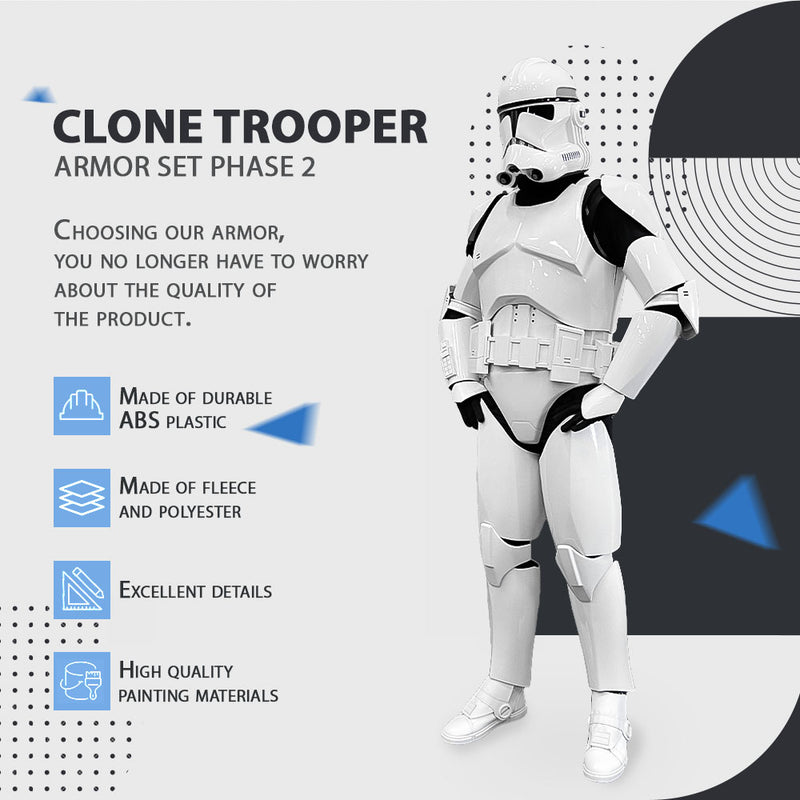 Clone Trooper Armor Phase 2 - Cyber Craft - Buy helmet - Buy cosplay helmet