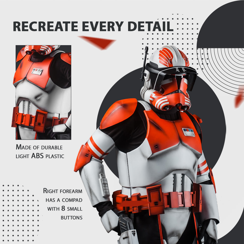 Commander Thorn Clone Trooper Cosplay Armor Costume