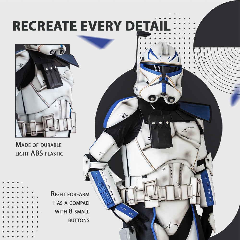 Captain Rex Clone Trooper Cosplay Armor Costume