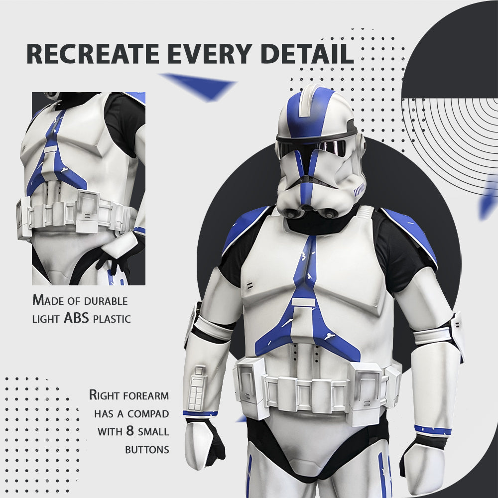 Clone 501 Damage Armor - Cyber Craft - Buy Helmet - Buy Cosplay Helmet
