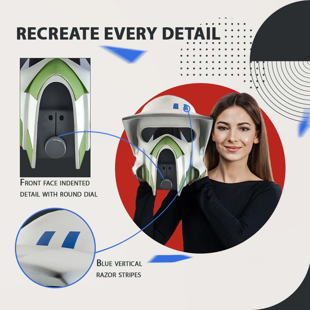 Arf Trooper Helmet from Star Wars Series / Star Wars Helmet Cyber Craft