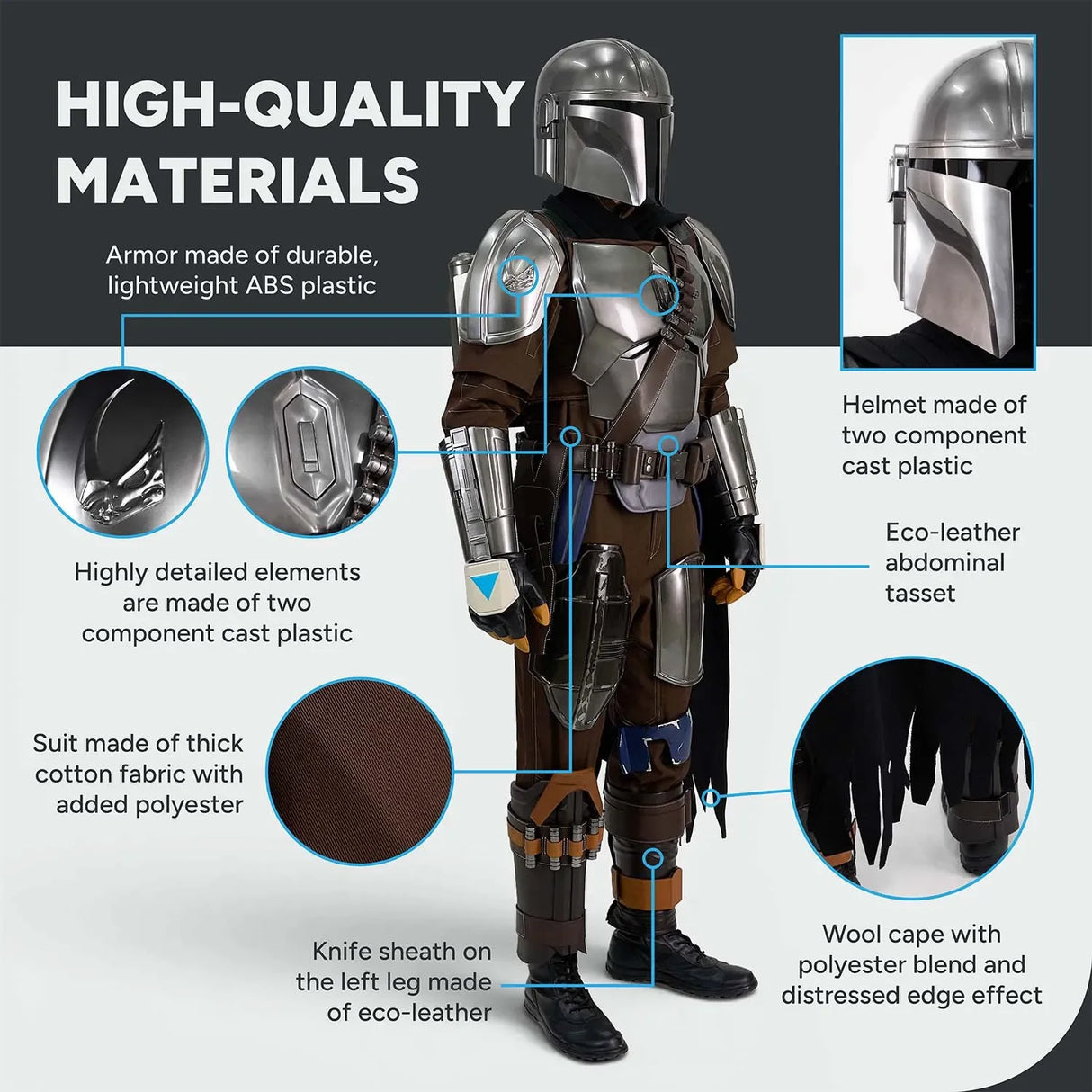 Mandalorian Cosplay Armor Costume