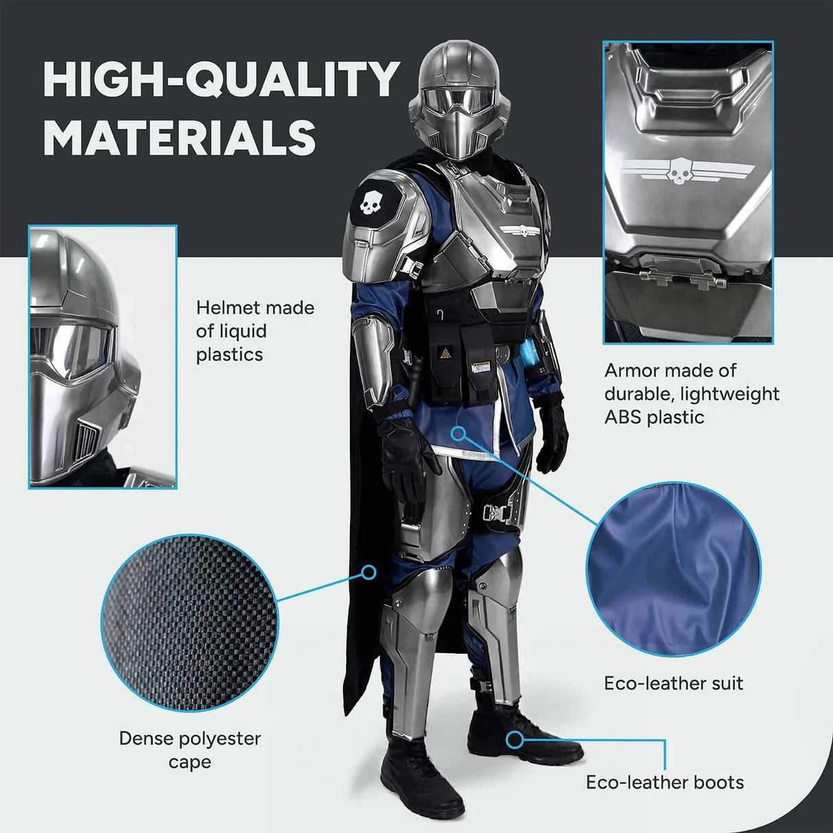 Helldivers 2 B-22 Model Citizen Costume