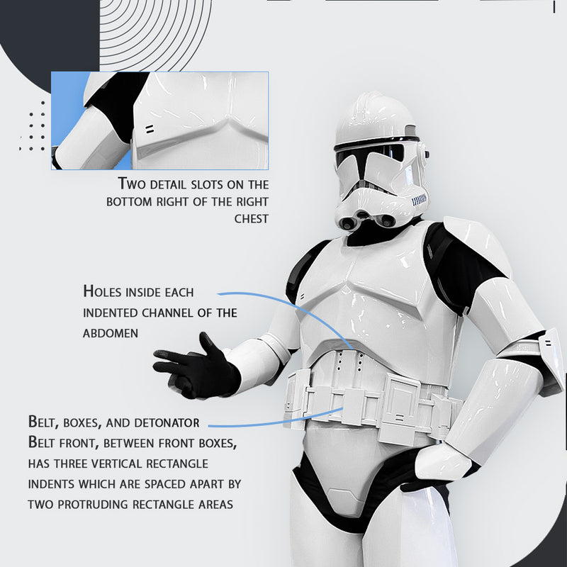 Clone Trooper Armor Phase 2 - Cyber Craft - Buy helmet - Buy cosplay helmet