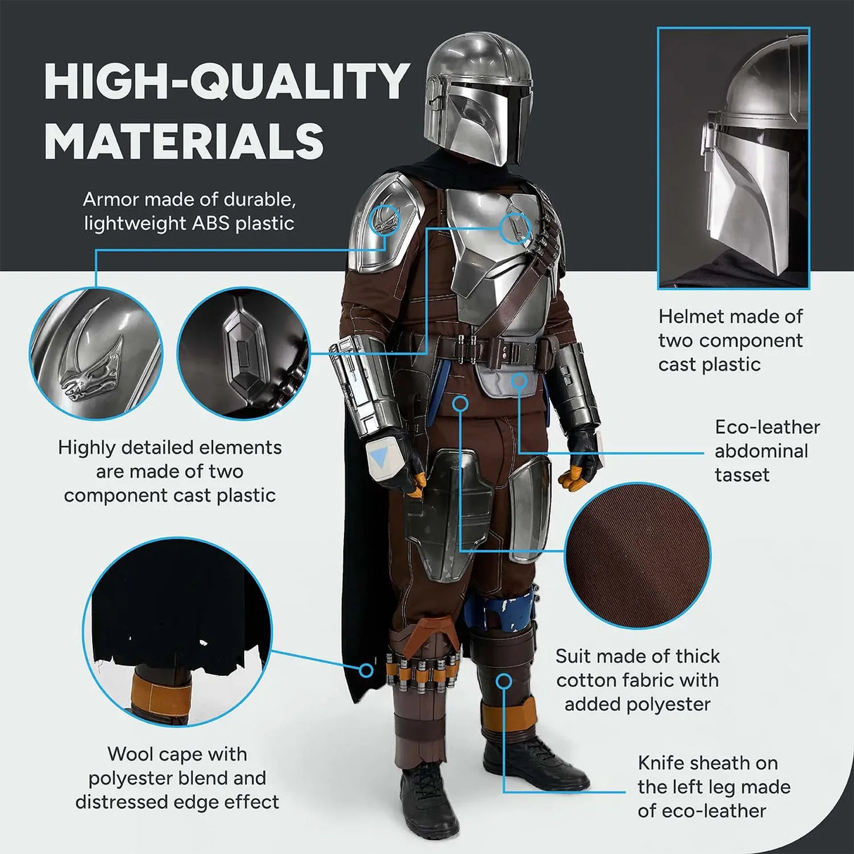 Mandalorian Cosplay Armor Costume