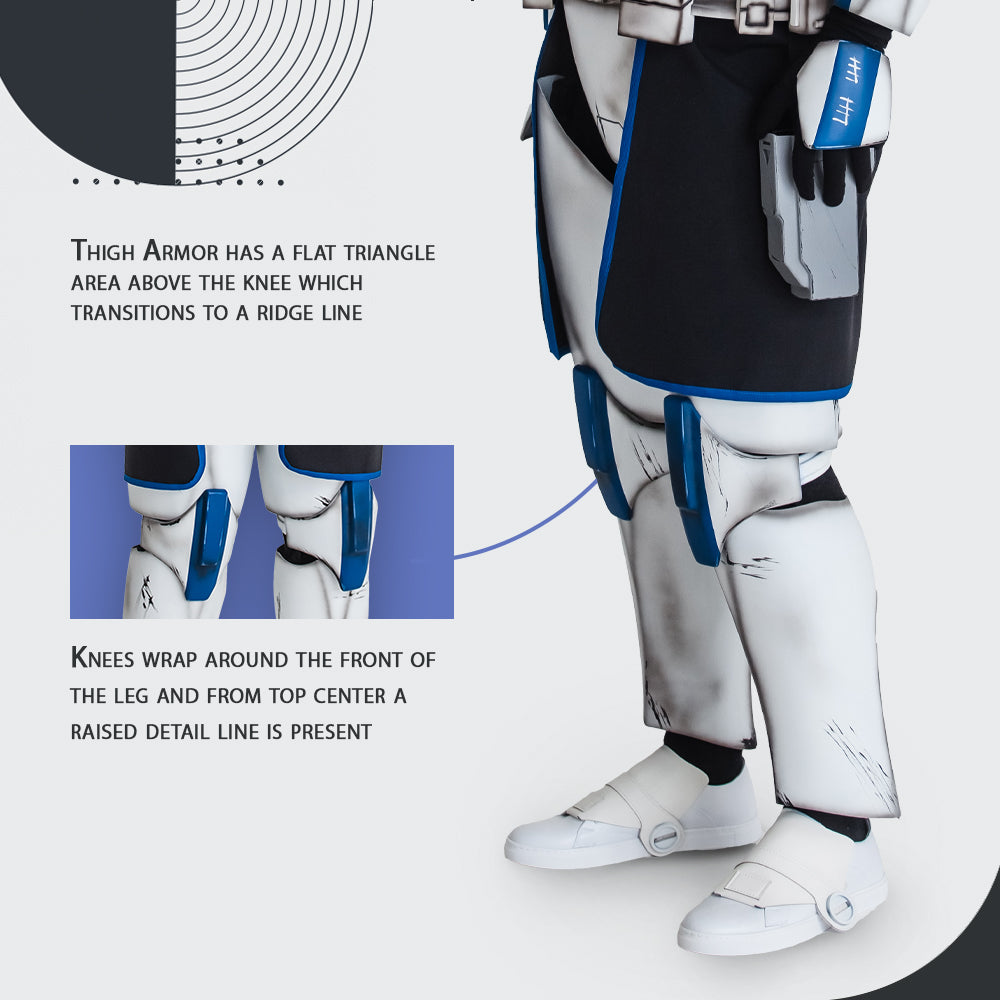 Captain Rex Clone Trooper Cosplay Armor Costume