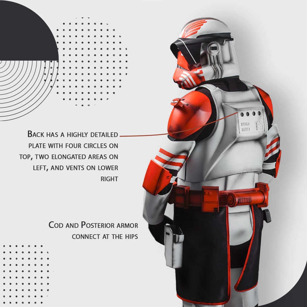 Commander Thorn Clone Trooper Cosplay Armor Costume