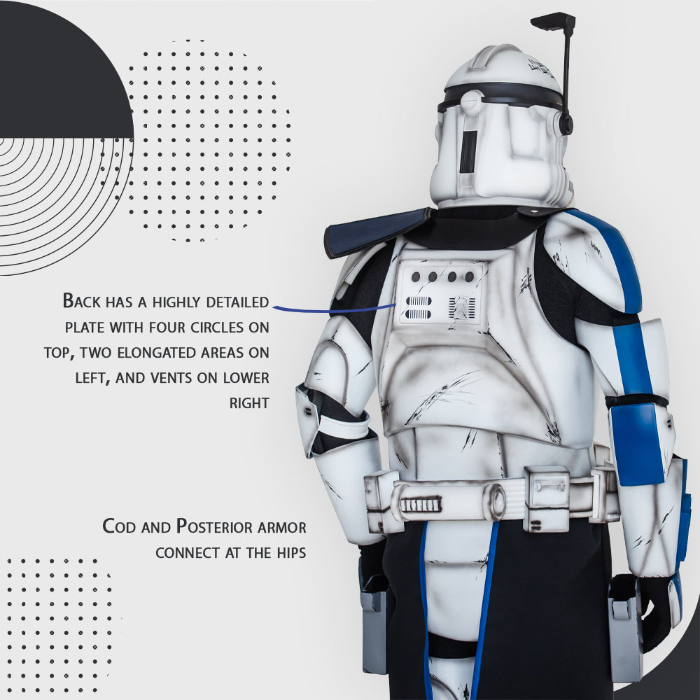 Captain Rex Clone Trooper Cosplay Armor Costume