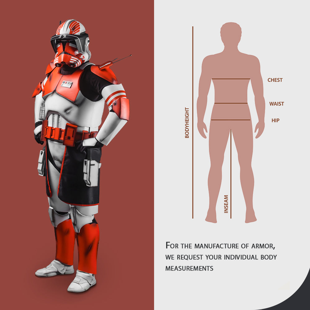 Commander Thorn Clone Trooper Cosplay Armor Costume