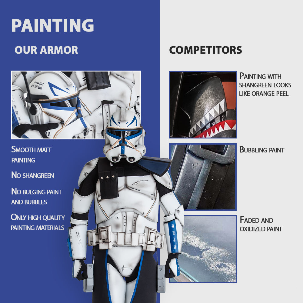 Captain Rex Clone Trooper Cosplay Armor Costume