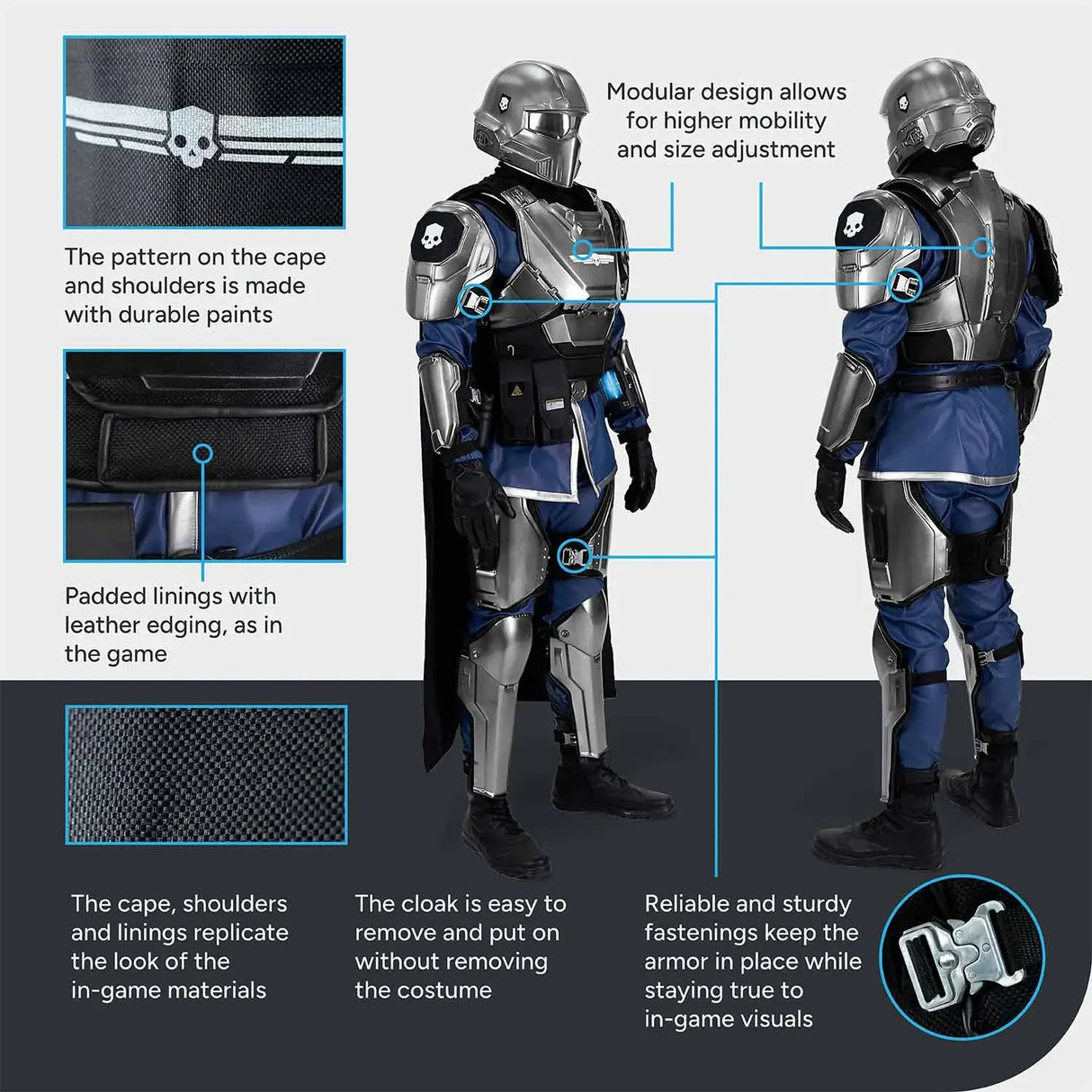 Helldivers 2 B-22 Model Citizen Costume