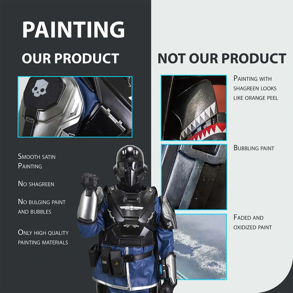 Helldivers 2 B-22 Black Costume