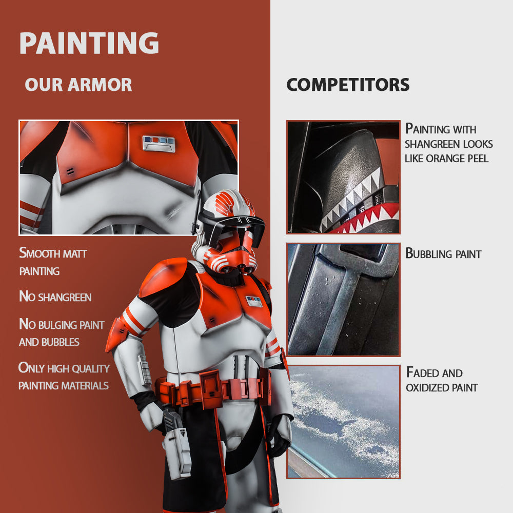 Commander Thorn Clone Trooper Cosplay Armor Costume