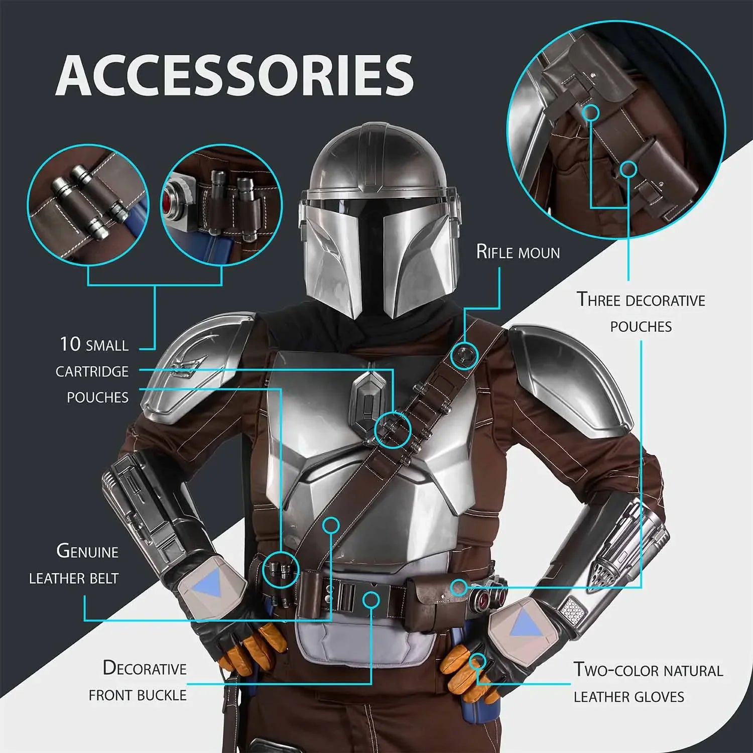 Mandalorian Cosplay Armor Costume
