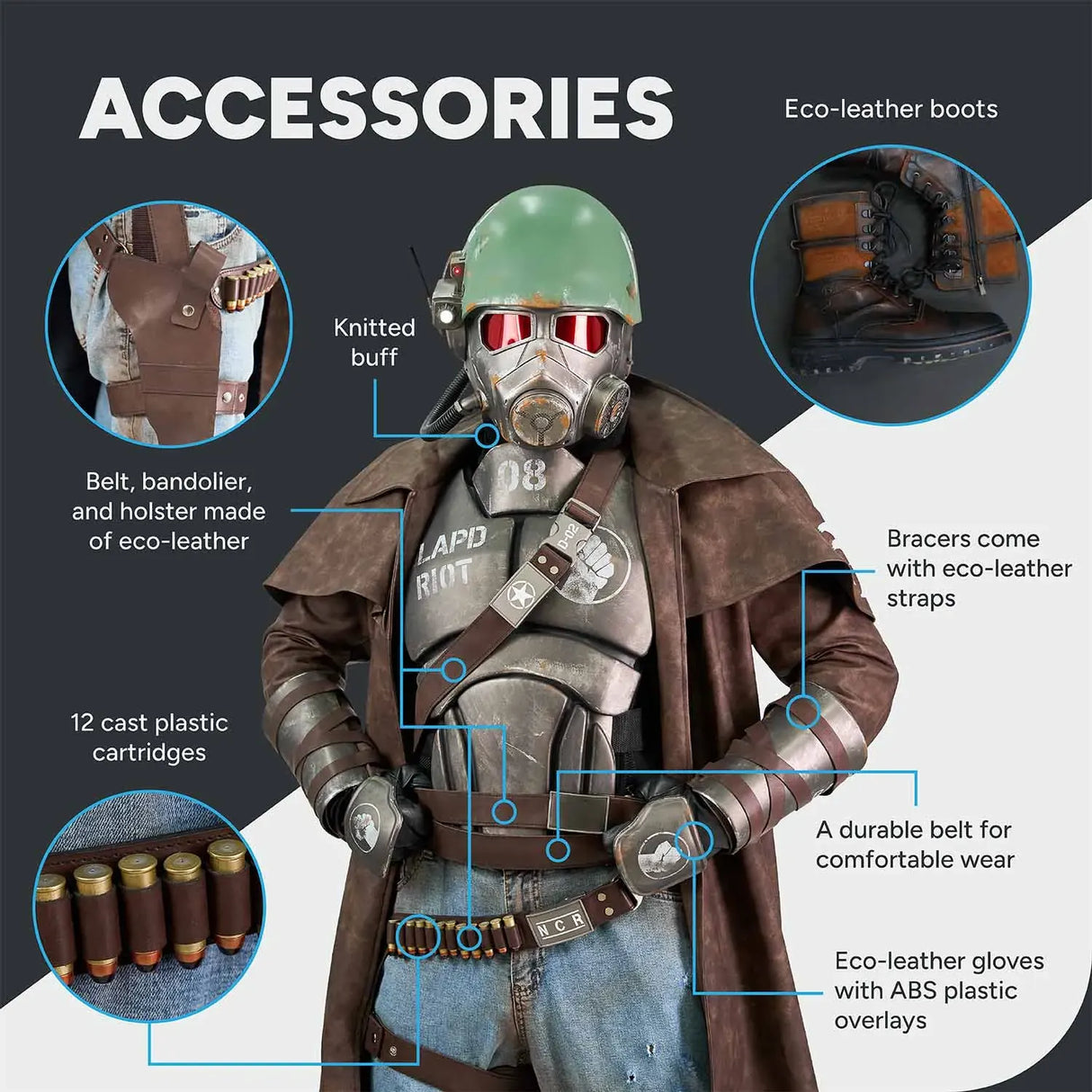 NCR Ranger Cosplay Armor Costume