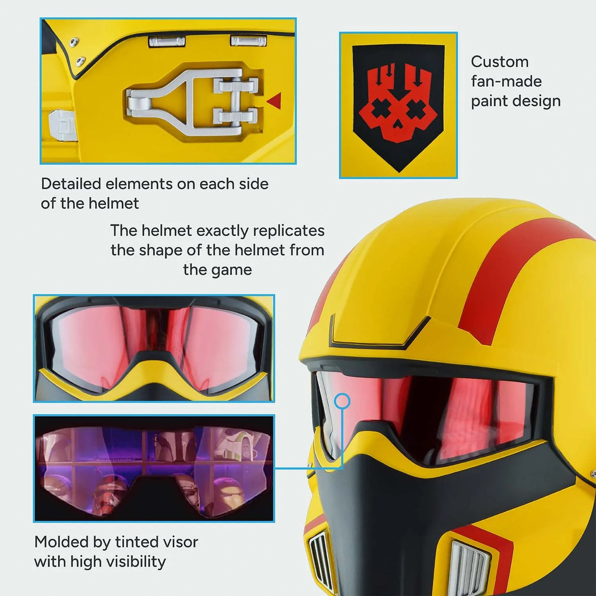 Helldivers 2 B-01 Helmet - Chaosdiver Gold Eagle