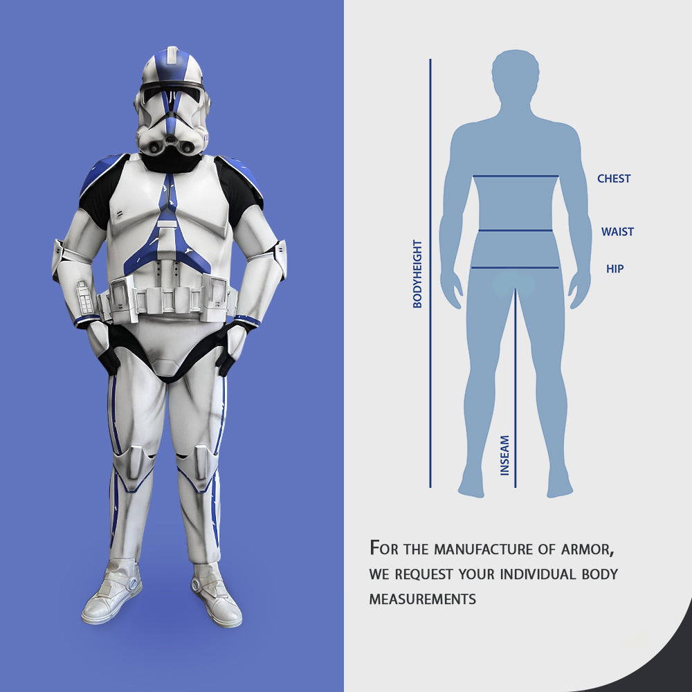 Clone 501 Damage Armor - Cyber Craft - Buy Helmet - Buy Cosplay Helmet