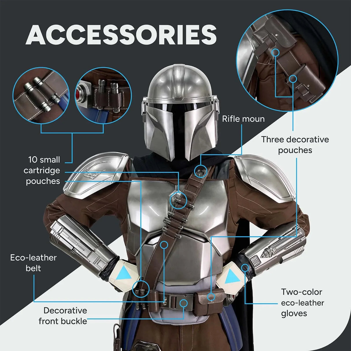 Mandalorian Cosplay Armor Costume