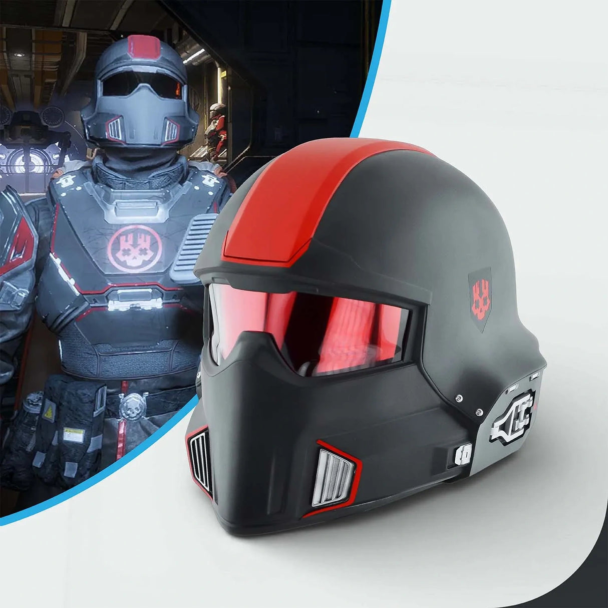 Helldivers 2 B-01 Helmet - Chaosdiver Middle Line