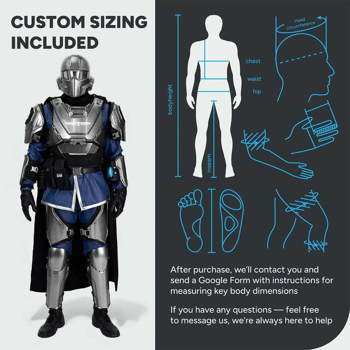 Helldivers 2 B-22 Model Citizen Costume