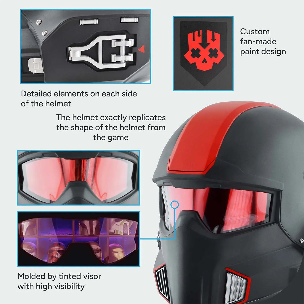 Helldivers 2 B-01 Helmet - Chaosdiver Middle Line