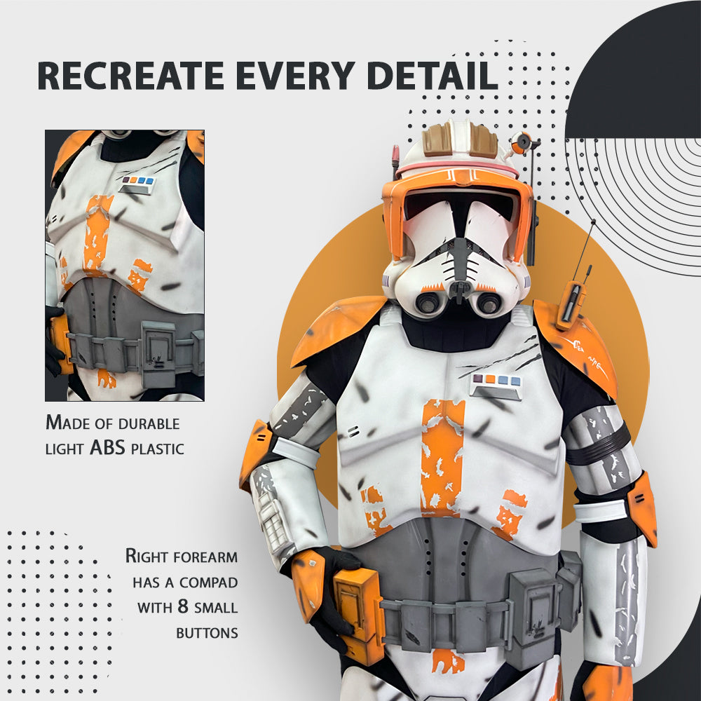 Commander Cody Clone Trooper Cosplay Armor Costume