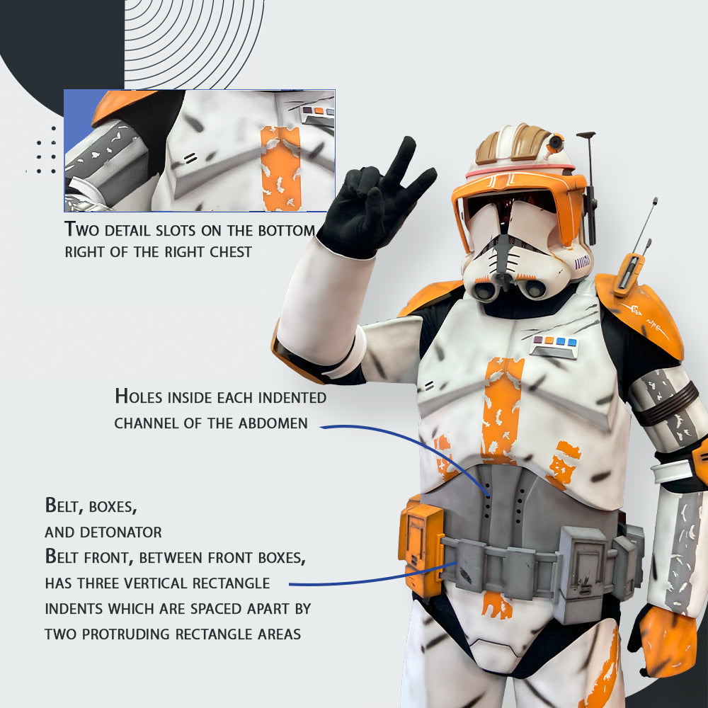 Commander Cody Clone Trooper Cosplay Armor Costume