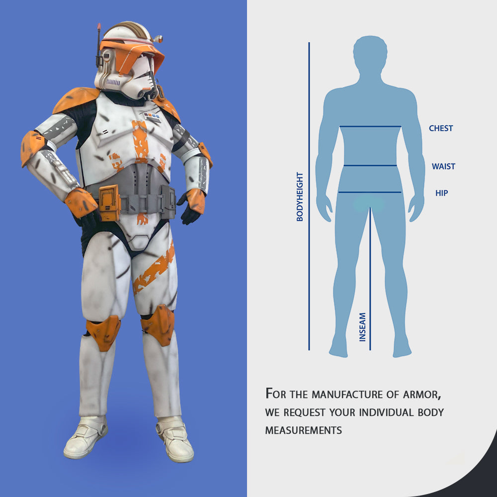 Commander Cody Clone Trooper Cosplay Armor Costume
