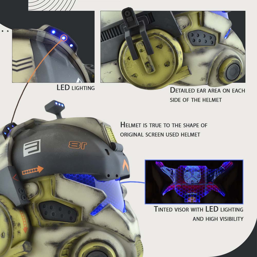 Titanfall Battle Rifle Pilot Classic Helmet / Cosplay Helmet / Game Helmet / Battle Rifle Helmet from Titanfall Cyber Craft
