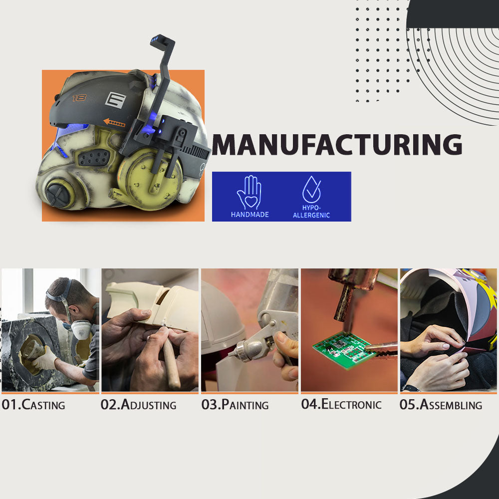 Titanfall Battle Rifle Pilot Classic Helmet / Cosplay Helmet / Game Helmet / Battle Rifle Helmet from Titanfall Cyber Craft