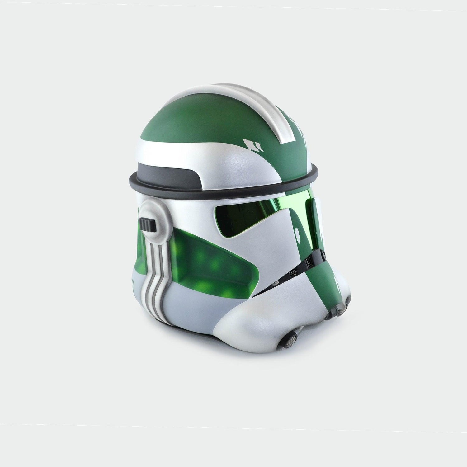 Commander Gree Silver Clone Trooper Helmet from Star Wars / Cosplay Helmet / Clone Wars Phase 2 Helmet / Star Wars Helmet Cyber Craft