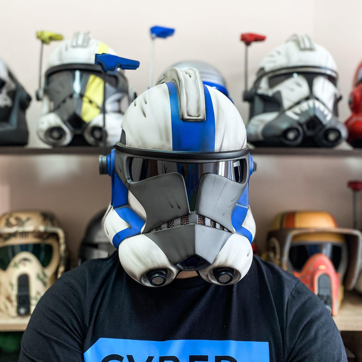 Rancor Battalion Arc Trooper Havoc Helmet from Star Wars / Cosplay Helmet / Arc Trooper Helmet / Star Wars Helmet Cyber Craft