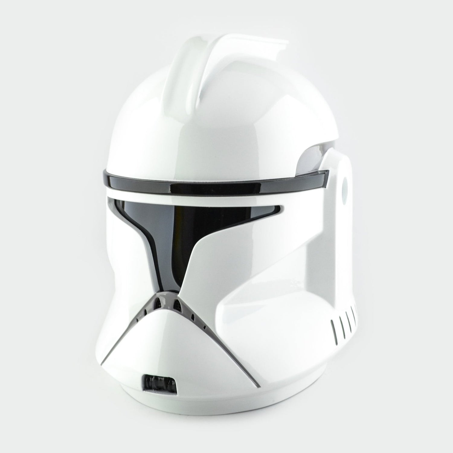 Clone Trooper Phase 1 Shiny and Weathered Helmets from Star Wars / Cosplay Helmet / Clone Wars Phase 1 Helmet / Star Wars Helmet Cyber Craft