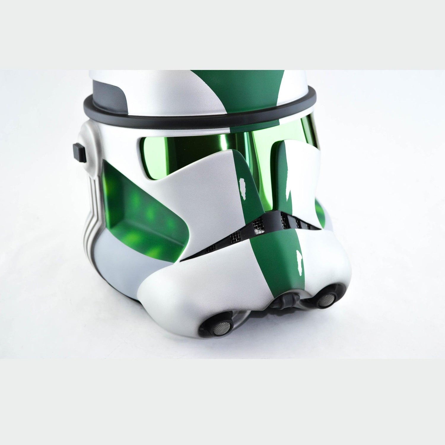 Commander Gree Silver Clone Trooper Helmet from Star Wars / Cosplay Helmet / Clone Wars Phase 2 Helmet / Star Wars Helmet Cyber Craft
