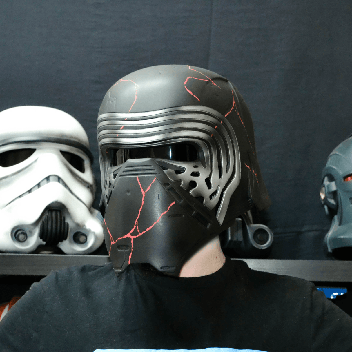 Kylo Ren Reforged Helmet From Star Wars / Cosplay Helmet / Star Wars Helmet Cyber Craft